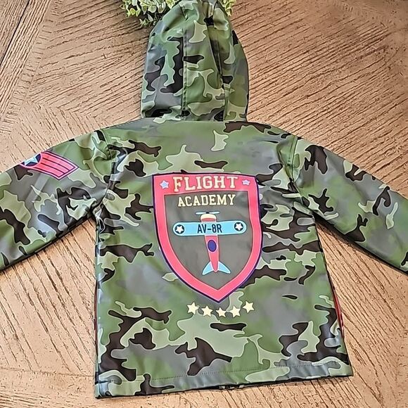 Rain jacket pilot camo size 4/5 Stephen Joseph - Picture 9 of 10